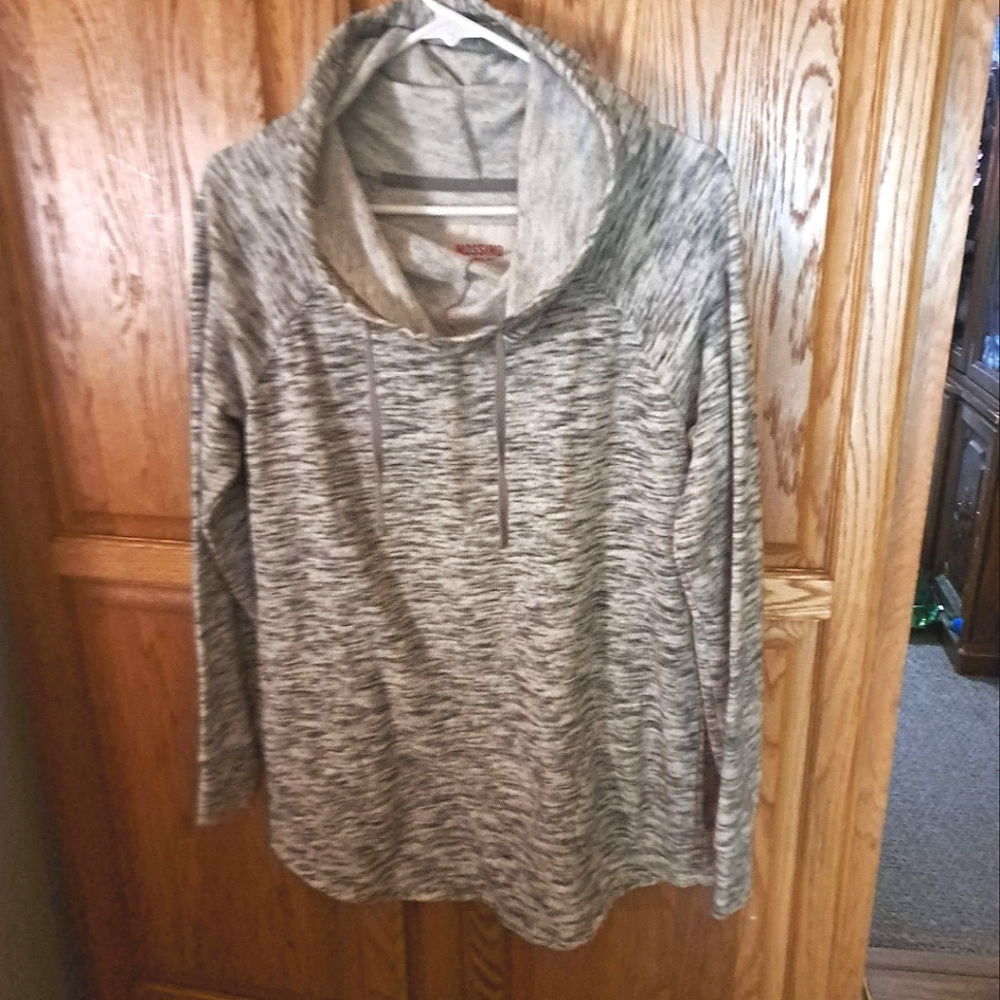 MOSSIMO SUPPLY CO Warm hoodie sweat shirt size LG bust 42" length 28"